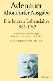 Adenauer - Die letzten Lebensjahre 1963-1967 - Cover