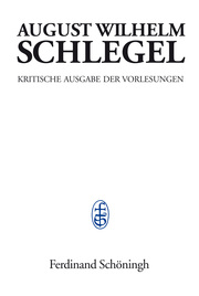 Vorlesungen über dramatische Kunst und Literatur (1809-1811) - Cover