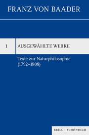 Texte zur Naturphilosophie (1792-1808) - Cover