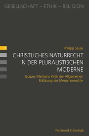 Christliches Naturrecht in der pluralistischen Moderne