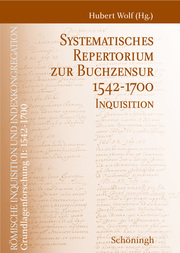 Systematisches Repertorium zur Buchzensur 1542-1700 - Cover