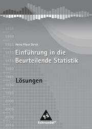 Einführung in die Beurteilende Statistik - Ausgabe 2007 - Cover