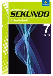 Sekundo - Mathematik für differenzierende Schulformen, Ausgabe 2009 - Arbeitshefte und Fördermaterial 7-10 - Cover