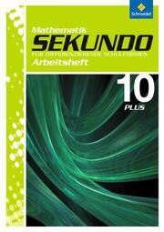 Sekundo - Mathematik für differenzierende Schulformen - Ausgabe 2009 - Arbeitshefte und Fördermaterial 7-10 - Cover