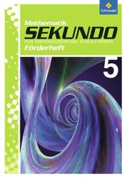 Sekundo - Mathematik für differenzierende Schulformen - Ausgabe 2009 für das 5. und 6.Schuljahr - Cover