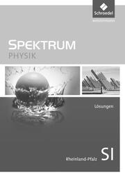 Spektrum Physik SI - Ausgabe 2016 für Rheinland-Pfalz - Cover