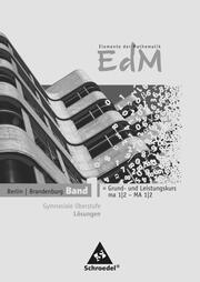 Elemente der Mathematik SII - Ausgabe 2010 für Berlin und Brandenburg - Cover