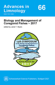 Biology and Management of Coregonid Fishes - 2017