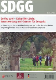 GeoTop 2016 - Kultur.Wert.Stein, Verantwortung und Chancen für Geoparks