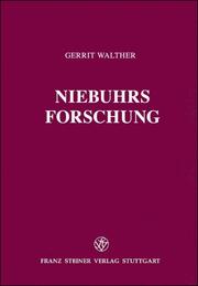 Niebuhrs Forschung - Cover