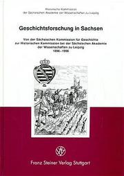 Geschichtsforschung in Sachsen - Cover