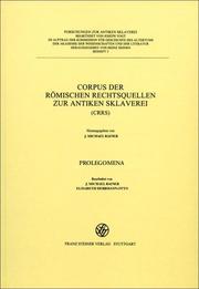 Corpus der römischen Rechtsquellen zur Sklaverei