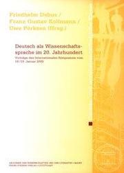 Deutsch als Wissenschaftssprache im 20. Jahrhundert