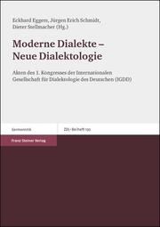 Moderne Dialekte - Neue Dialektologie - Cover