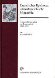 Ungarischer Episkopat und österreichische Monarchie - Cover