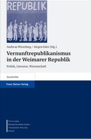 Vernunftrepublikanismus in der Weimarer Republik - Cover