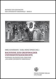 Bausteine zur Greifswalder Universitätsgeschichte - Cover