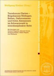 Tarodunum/Zarten - Brigobannis/Hüfingen: Kelten, Galloromanen und frühe Alemannen im Schwarzwald in interdisziplinärer Sicht - Cover