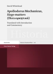 Apollodorus Mechanicus, Siege-matters - Cover