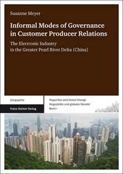 Informal Modes of Governance in Customer Producer Relations - Cover