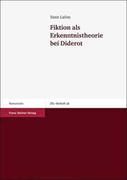Fiktion als Erkenntnistheorie bei Diderot - Cover