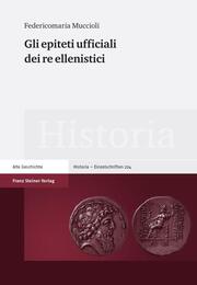 Gli epiteti ufficiali dei re ellenistici - Cover