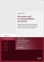 Pronomen und Pronominalklitika im Cimbro - Cover