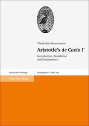 Aristotle's 'de Caelo' III - Cover