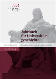 Jahrbuch für Universitätsgeschichte 16 (2013) - Cover