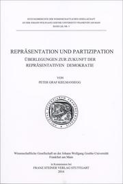 Repräsentation und Partizipation - Cover