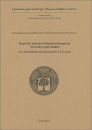 Deutsch-russische Kulturbeziehungen in Mittelalter und Neuzeit - Cover