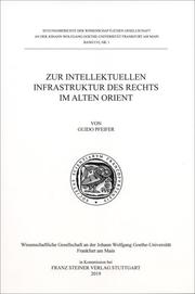 Zur intellektuellen Infrastruktur des Rechts im Alten Orient