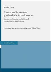 Formen und Funktionen griechisch-römischer Literatur - Cover