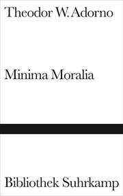 Minima Moralia - Cover