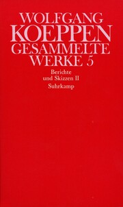 Gesammelte Werke in sechs Bänden - Cover