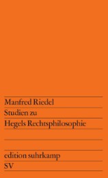 Studien zu Hegels Rechtsphilosophie
