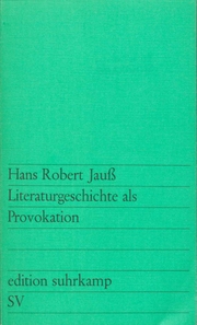 Literaturgeschichte als Provokation - Cover