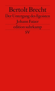 Der Untergang des Egoisten Johann Fatzer - Cover