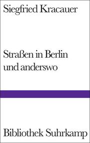 Straßen in Berlin und anderswo - Cover