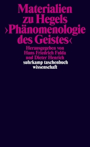 Materialien zu Hegels 'Phänomenologie des Geistes' - Cover