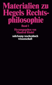 Materialien zu Hegels Rechtsphilosophie 1