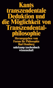 Kants Transzendentale Deduktion - Cover