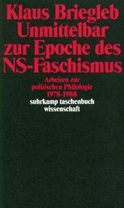 Unmittelbar zur Epoche des NS-Faschismus