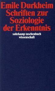 Schriften zur Soziologie der Erkenntnis