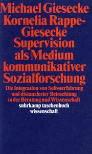 Supervision als Medium kommunikativer Sozialforschung - Cover