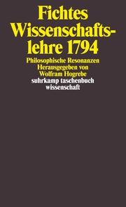 Fichtes Wissenschaftslehre 1794 - Cover