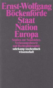 Staat, Nation, Europa - Cover