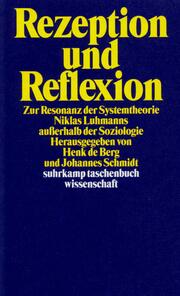 Rezeption und Reflexion - Cover