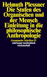Die Stufen des Organischen und der Mensch - Einleitung in die philosophische Anthropologie - Cover