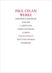 Werke. Historisch-kritische Ausgabe. I. Abteilung: Lyrik und Prosa - Cover